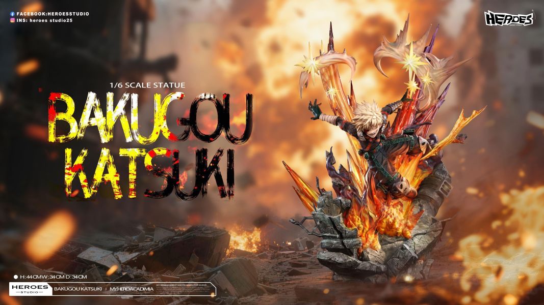 【預購】Heroes-Studio > 我的英雄學院 > 1/6 bakugo 爆豪勝己 Heroes-Studio,我的英雄學院,爆豪勝己,GK,玩具,收藏,擺件,模型,公仔,人偶,手辦,動漫