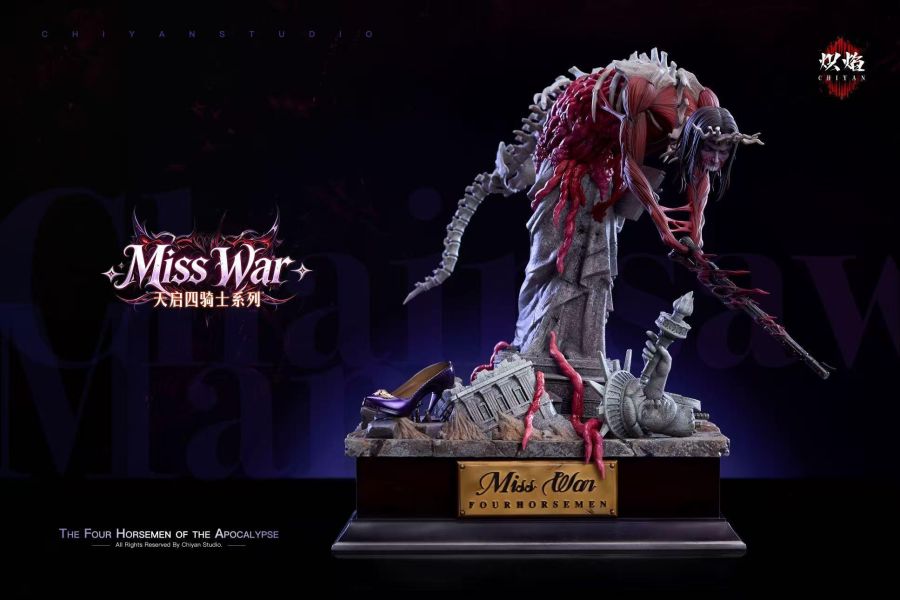 【預購】熾焰工作室 > 鏈鋸人 > 1/4 天啟四騎士系列第一彈 Miss War 戰爭小姐 三鷹朝 (雙版本) 熾焰工作室,鏈鋸人,三鷹朝,GK,玩具,收藏,擺件,模型,公仔,人偶,手辦,動漫