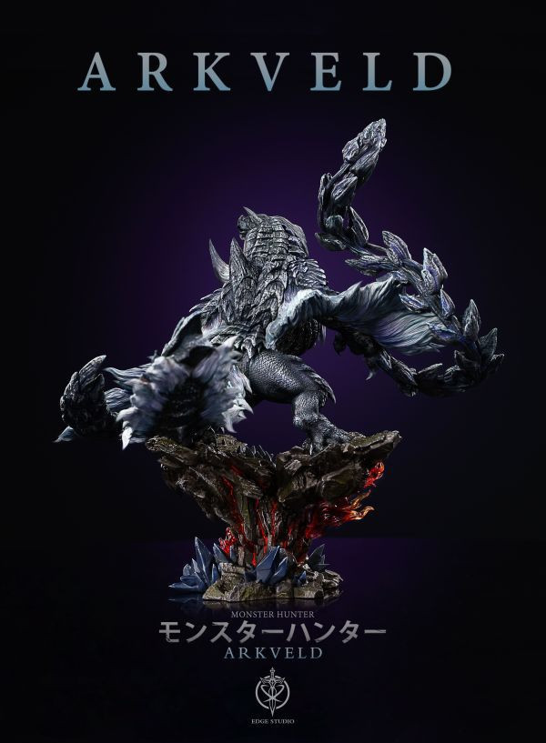 【售罄-代購/追加服務請洽客服】Edge-Studio > 魔物獵人 > 鎖刃龍 進擊的巨人,坐姿艾連,艾連,GK,玩具,模型,雕像,共鳴