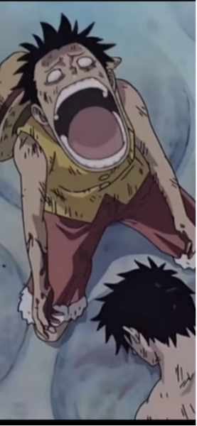 【已售罄，如欲追加請私訊客服@toykokoro】火焰-Studio>海賊王>崩潰魯夫(雙比例) 蠟筆小新,動感超人,野原新之助,FUNISM玩樂主義,正版潮玩,GK,玩具,雕像,擺件,收藏