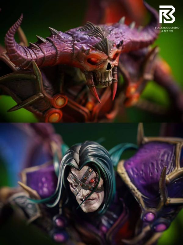 【預購】BRS黑石 > 魔獸世界 > 五人小隊系列第三彈 T6被遺忘者亡靈術士 門神扎昆 (多版本) 魔獸世界,門神扎昆,亡靈術士,GK,玩具,模型,雕像,共鳴