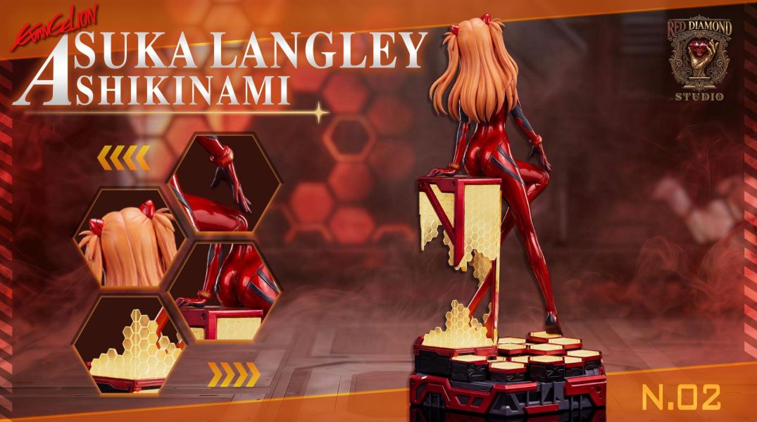 【預購】RED DIAMOND > EVA新世紀福音戰士 > 1/6 明日香 RED DIAMOND,EVA新世紀福音戰士,明日香,GK,玩具,收藏,擺件,模型,公仔,人偶,手辦,動漫