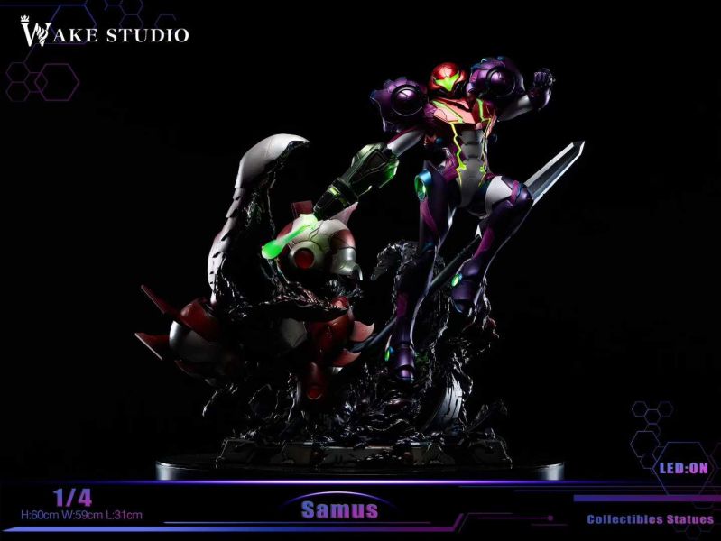 【預購】Wake-Studio > 銀河戰士 > 1/4 薩姆斯‧亞蘭 銀河戰士,薩姆斯‧亞蘭,GK,玩具,模型,雕像,共鳴