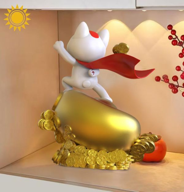 【預購】太陽模玩>膽大黨>高速婆婆招財貓 膽大黨,DANDADAN,高速婆婆招財貓,GK,玩具,模型,雕像,擺飾,收藏,共鳴