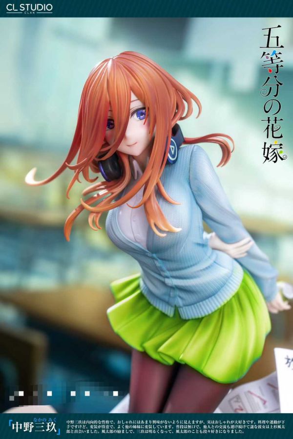 【預購】CL-Studio > 五等分的新娘 > 1/6 中野三玖 (多版本) 五等分的新娘,中野三玖,GK,玩具,模型,雕像,共鳴