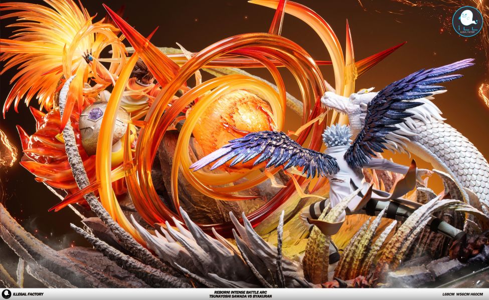 【預購】ILL地下工廠 > 家庭教師HITMAN REBORN! > 激戰篇 澤田綱吉VS白蘭 ILL地下工廠,家庭教師HITMAN REBORN!,澤田綱吉,白蘭,GK,玩具,收藏,擺件,模型,公仔,人偶,手辦,動漫