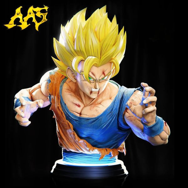 【預購】AAS>七龍珠>貝吉塔 & 悟空胸像 怪博士與機器娃娃,阿拉蕾,GK,玩具,模型,雕像,擺飾,收藏,共鳴