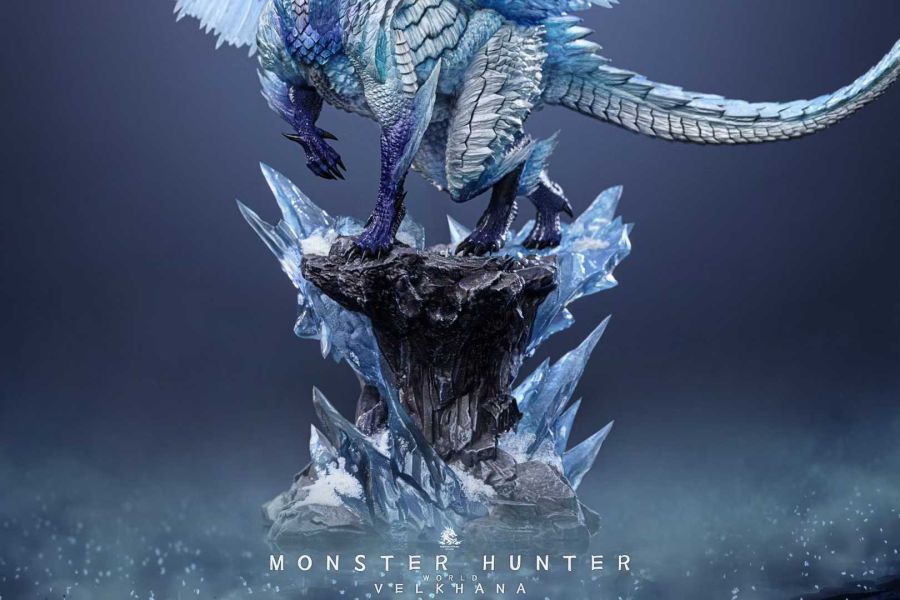 【預購】DragonRealm-Studio > 魔物獵人 > 怪物獵人系列002 冰呪龍 (雙版本) 魔物獵人,冰呪龍,GK,玩具,模型,雕像,共鳴