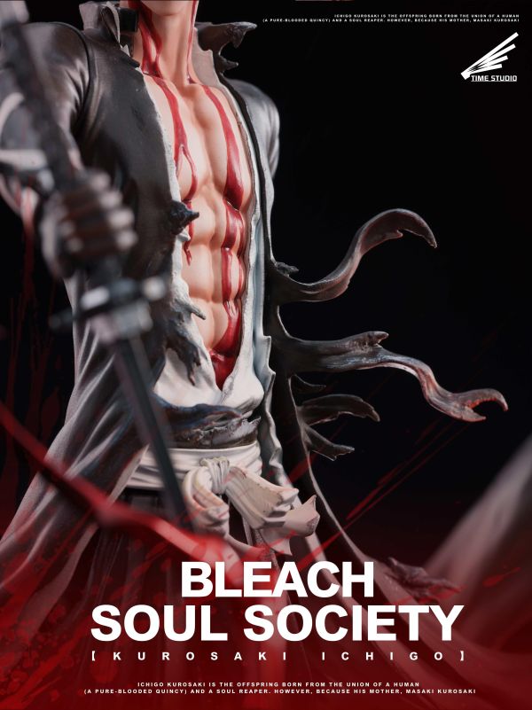【預購】Time-Studio > BLEACH死神 > 全新主人物系列產品線 第四彈 卍解 黑崎一護 SOQ-Studio,BLEACH死神,黑崎一護,GK,玩具,收藏,擺件,模型,公仔,人偶,手辦,動漫