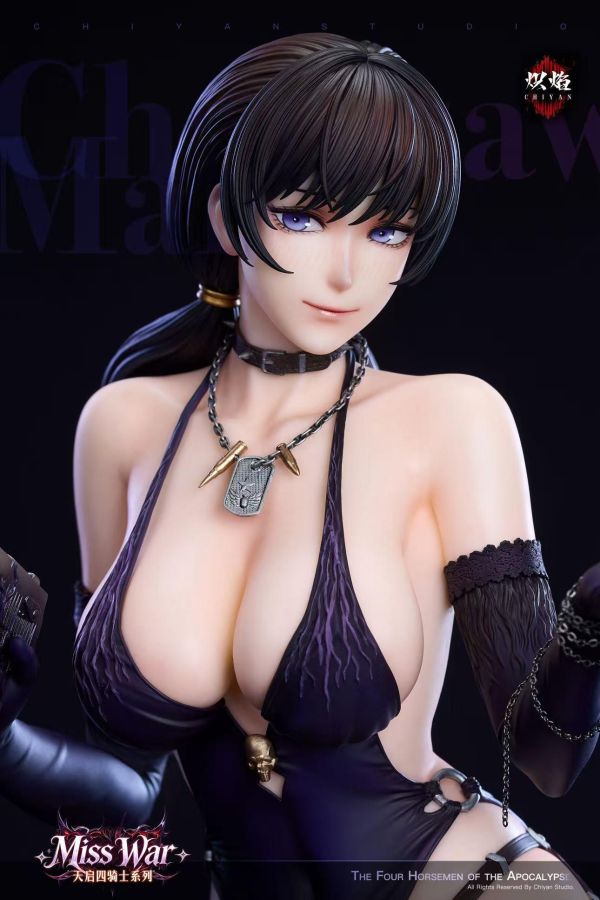 【預購】熾焰工作室 > 鏈鋸人 > 1/4 天啟四騎士系列第一彈 Miss War 戰爭小姐 三鷹朝 (雙版本) 熾焰工作室,鏈鋸人,三鷹朝,GK,玩具,收藏,擺件,模型,公仔,人偶,手辦,動漫