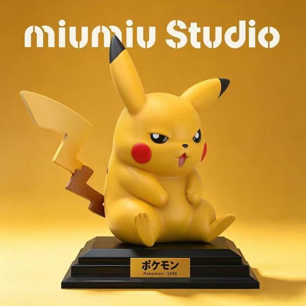 【預購】MiuMiu夢幻 > 寶可夢 > 1/10 懷舊動畫形象 30年第八彈 皮卡丘 MiuMiu夢幻,寶可夢,皮卡丘,GK,玩具,收藏,擺件,模型,公仔,人偶,手辦,動漫