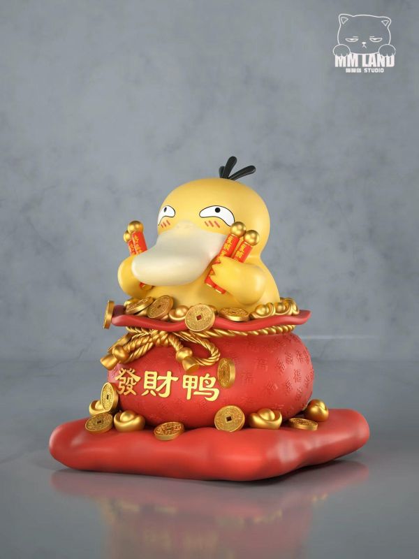【預購】MMLAND喵喵島 > 寶可夢 > 發財可達鴨 (雙版本) MMLAND喵喵島,寶可夢,可達鴨,GK,玩具,收藏,擺件,模型,公仔,人偶,手辦,動漫