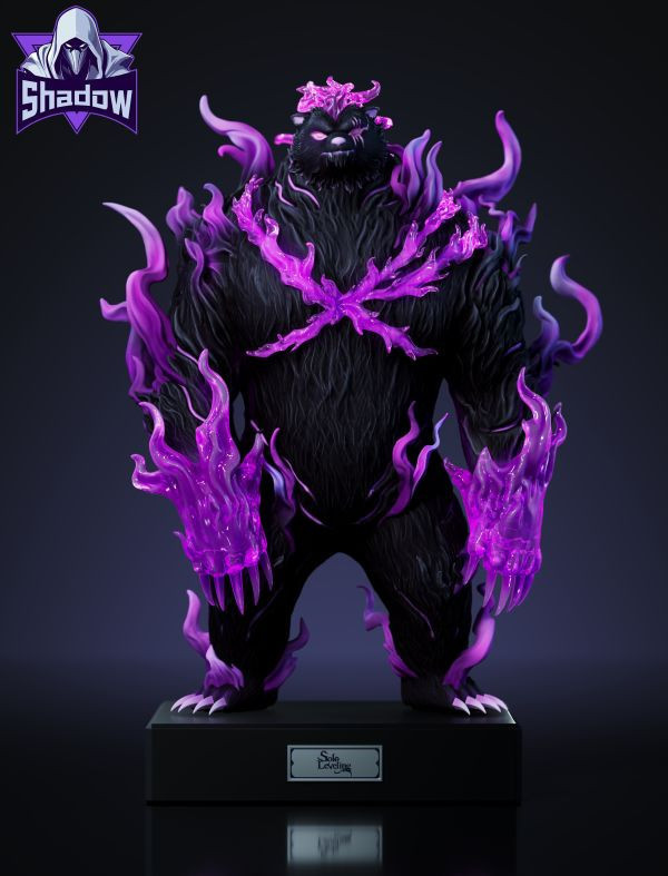 【預購】Shadow-Studio > 我獨自升級 > 第三彈 影子軍團 耶格利特•騎士長&熊•坦克 (多版本) 我獨自升級&鏈鋸人,耶格利特•騎士長&熊•坦克,GK,玩具,模型,雕像,共鳴