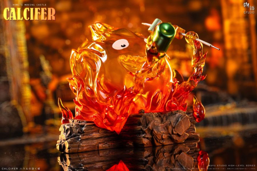 【預購】物語工作室 > 宮崎駿 > 霍爾的移動城堡 桌面系列08 守護你的小火魔 卡西法吃頭髮 Alice21,異度神劍,柔光欲焰,GK,玩具,收藏,擺件,模型,公仔,人偶,手辦,動漫