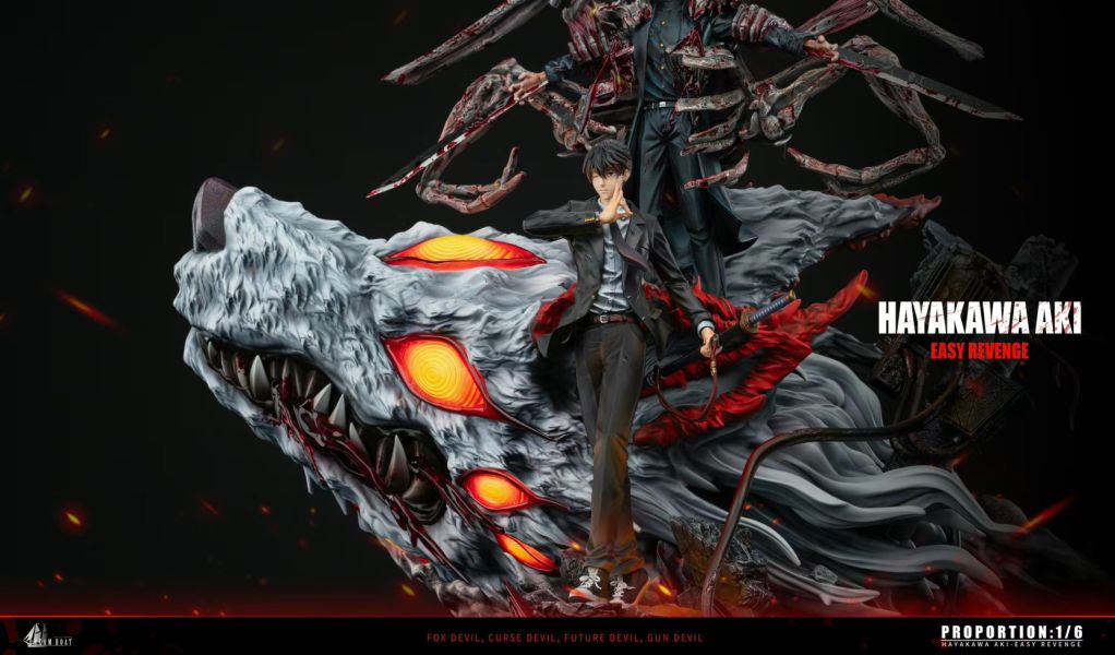 【海外現貨】Dream Boat夢之船 > 鏈鋸人 > 1/7 鏈鋸人系列第二款 早川秋(三版本) 夢之船,夢船,鏈鋸人,早川秋,DREAMBOAT,DBS,GK,玩具,收藏,擺件,模型,公仔,人偶,手辦,動漫