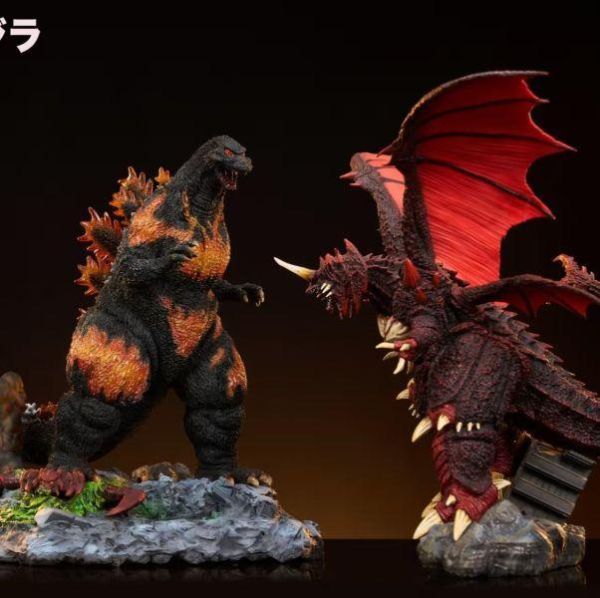 【預購】Hardcore硬殻 > 哥吉拉 > 平成版哥吉拉 & 紅蓮哥吉拉(三版本) 神隱,宮崎駿,坊寶寶的劃行小隊,GK,玩具,收藏,擺件,模型,公仔,人偶,手辦,動漫
