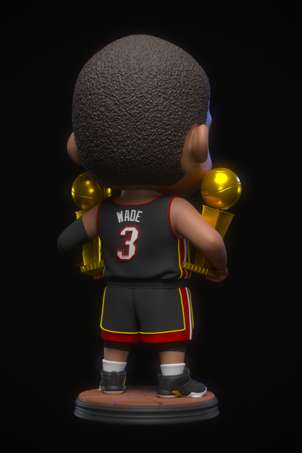 【預購】M3工作室>NBA>Q版德韋恩·韋德 怪博士與機器娃娃,阿拉蕾,GK,玩具,模型,雕像,擺飾,收藏,共鳴