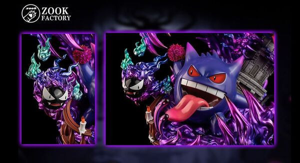 【已售罄，如欲追加請私訊客服@toykokoro】ZooK Factory X 寶可夢 (雙比例雙配色) 耿鬼進化組 