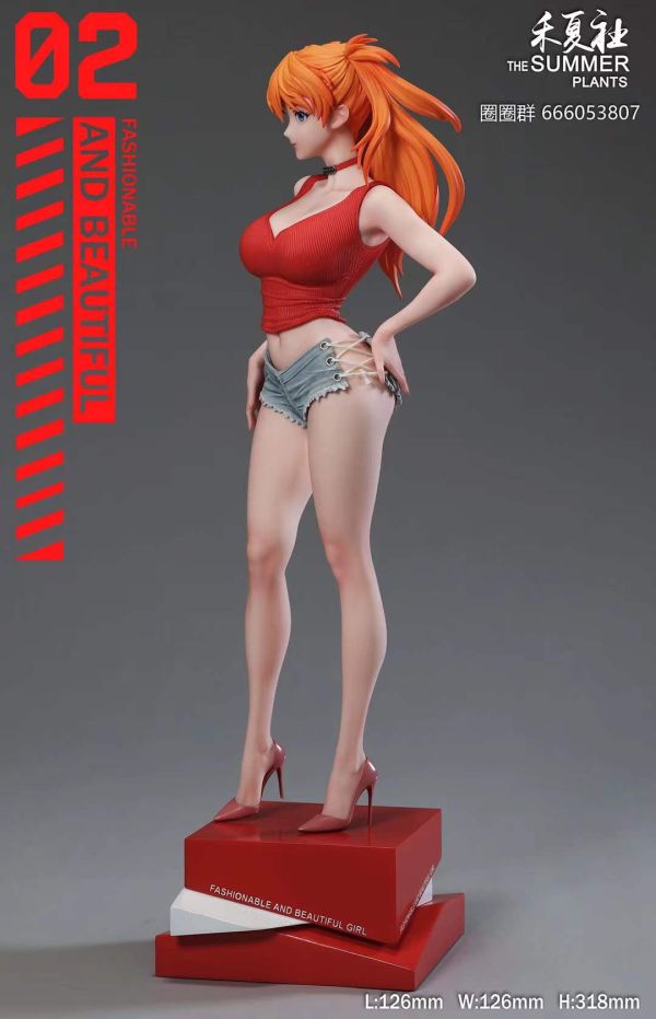 【售罄-代購/追加服務請洽客服】禾夏社工作室 > EVA新世紀福音戰士 > 1/6 夏日女友系列 校花明日香 火影忍者,NARUTO,夕日紅,GK,玩具,模型,雕像,共鳴