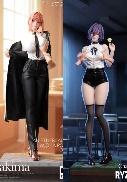 【補款】Venus Mint工作室 > 鏈鋸人 > 1/4 瑪奇瑪&蕾潔 (雙版本) VM工作室,鏈鋸人,瑪奇瑪,蕾潔,GK,玩具,收藏,擺件,模型,公仔,人偶,手辦,動漫