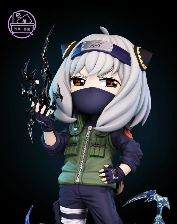 【已售罄，如欲追加請私訊客服@toykokoro】洗牌工作室>SPY×FAMILY間諜家家酒 & 火影忍者>1/6 卡卡西安妮亞 火影忍者,間諜家家酒,SPYFAMILY,SPYxFAMILY,卡卡西安妮亞,,安妮亞,佛傑,GK,玩具