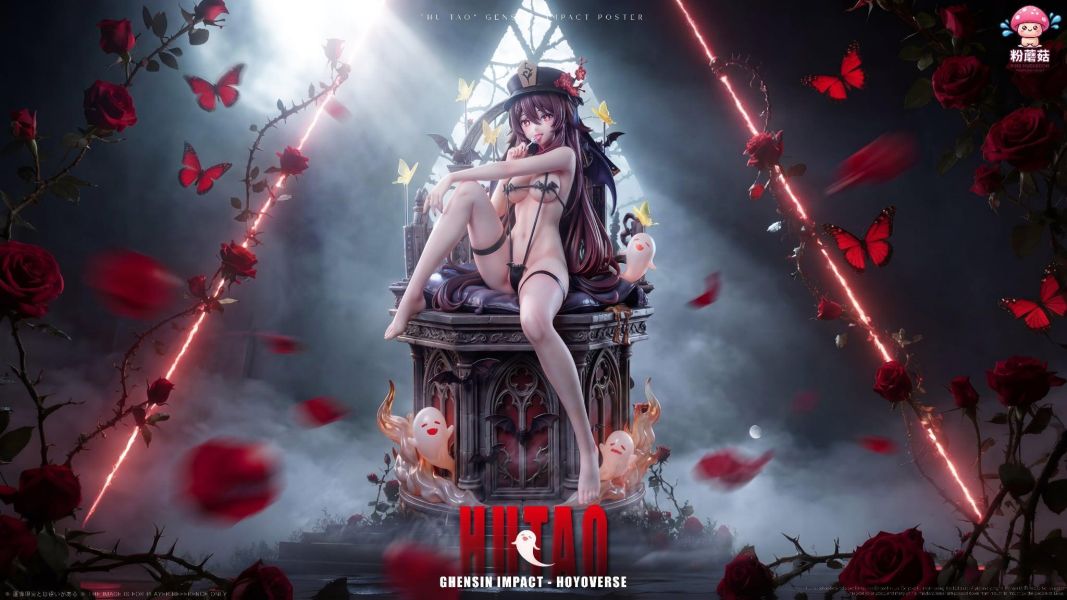 【預購】粉蘑菇工作室 > 原神 > 1/6 胡桃 幽冥夜宴 粉蘑菇工作室,原神,胡桃,GK,玩具,收藏,擺件,模型,公仔,人偶,手辦,動漫