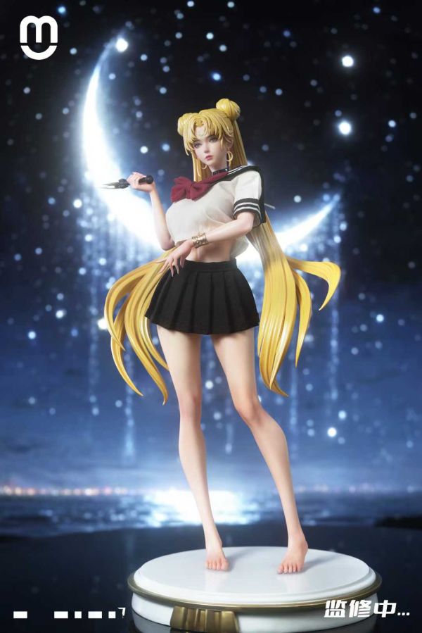 【預購】MU-Studio > 美少女戰士 > 暗黑水冰月雕像 月野兔 (雙版本) MU-Studio,美少女戰士,月野兔,GK,玩具,收藏,擺件,模型,公人偶,手辦,動漫