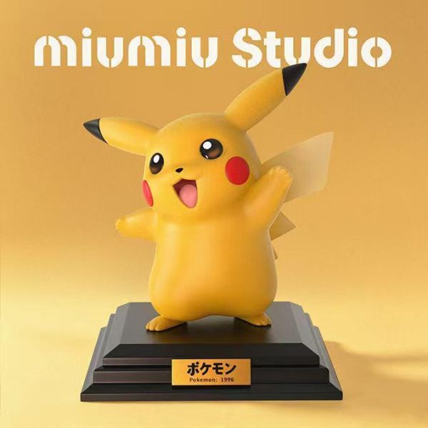 【預購】MiuMiu夢幻 > 寶可夢 > 1/10 懷舊動畫形象 30年第九彈 皮卡丘 MiuMiu夢幻,寶可夢,皮卡丘,GK,玩具,收藏,擺件,模型,公仔,人偶,手辦,動漫