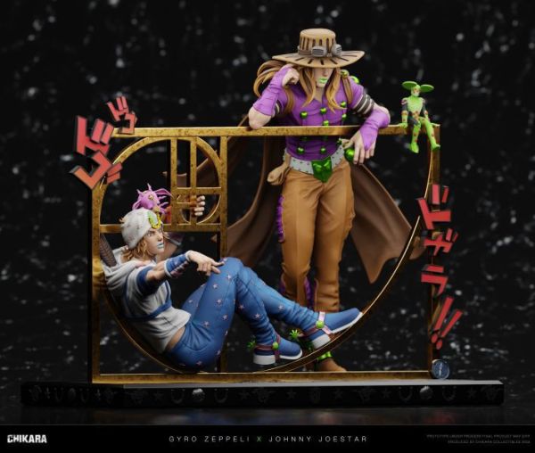 【預購】CHIKARA力量>JOJO的奇妙冒險>第七部 飆馬野郎 傑洛·齊貝林 & 喬尼·喬斯達和 JOJO的奇妙冒險,傑洛·齊貝林,喬尼·喬斯達和,飆馬野郎,第七部,CHIKARA力量,GK,玩具,雕像,擺件,收藏