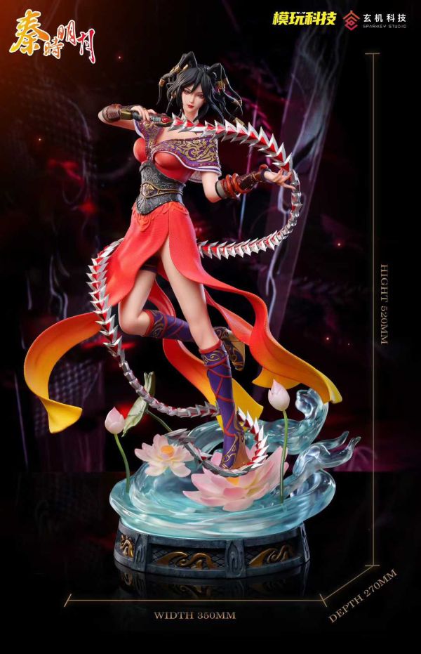 【預購】《正版授權》模玩科技 & 玄機科技 > 秦時明月 > 1/4 精品模型 赤練 秦時明月,赤練,GK,玩具,模型,雕像,共鳴