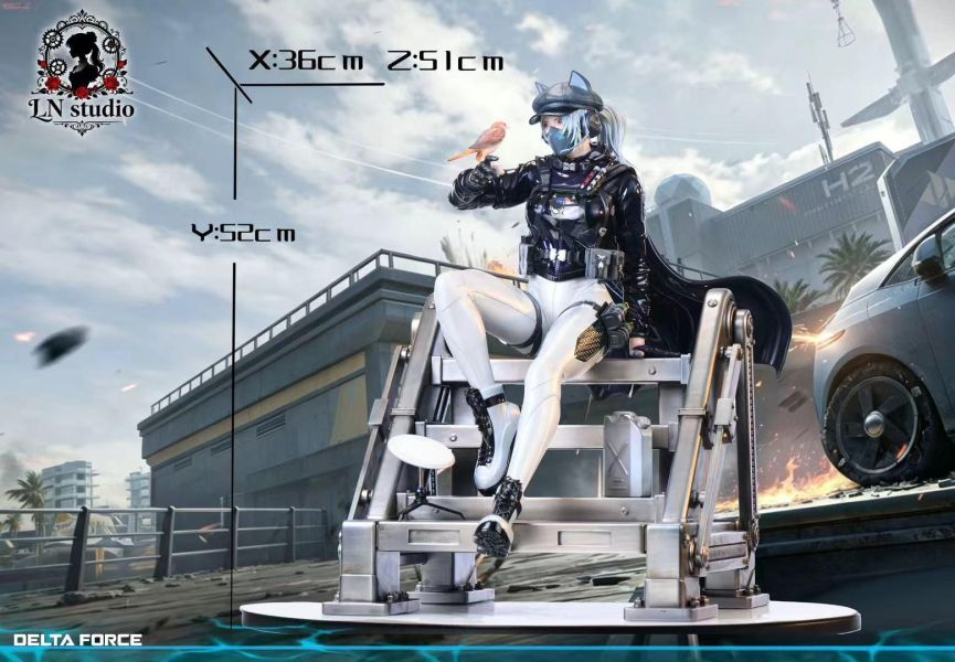 【預購】Ln-Studio > 三角洲行動 & 明日方舟 > 1/4 天際線 邪惡貓貓頭 露娜 Ln-Studio,三角洲行動,明日方舟,天際線,露娜,GK,玩具,收藏,擺件,模型,公仔,人偶,手辦,動漫