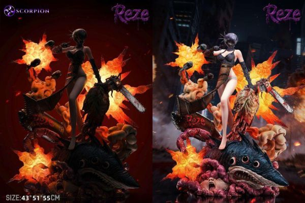 【補款】Scorpion赤蠍 > 鏈鋸人 > 1/4 蕾潔 (多版本) Scorpion赤蠍,鏈鋸人,蕾潔,GK,玩具,收藏,擺件,模型,公仔,人偶,手辦,動漫