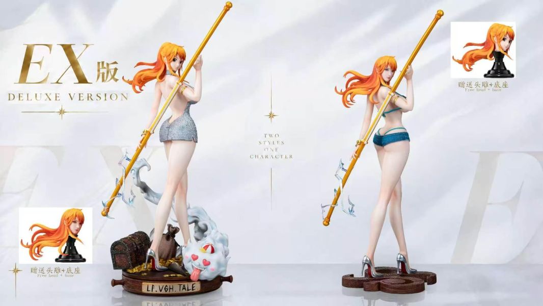 【預購】Restart-Studio > 海賊王 > 1/6 愛財少女 娜美 (三版本) Lark,惡靈古堡,里昂,GK,玩具,收藏,擺件,模型,公仔,人偶,手辦,動漫