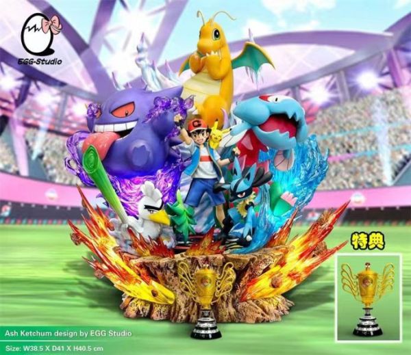【售罄-代購/追加服務請洽客服】EGG阿蛋小作坊>寶可夢>八大師世界錦標賽 小智的奪冠瞬間 