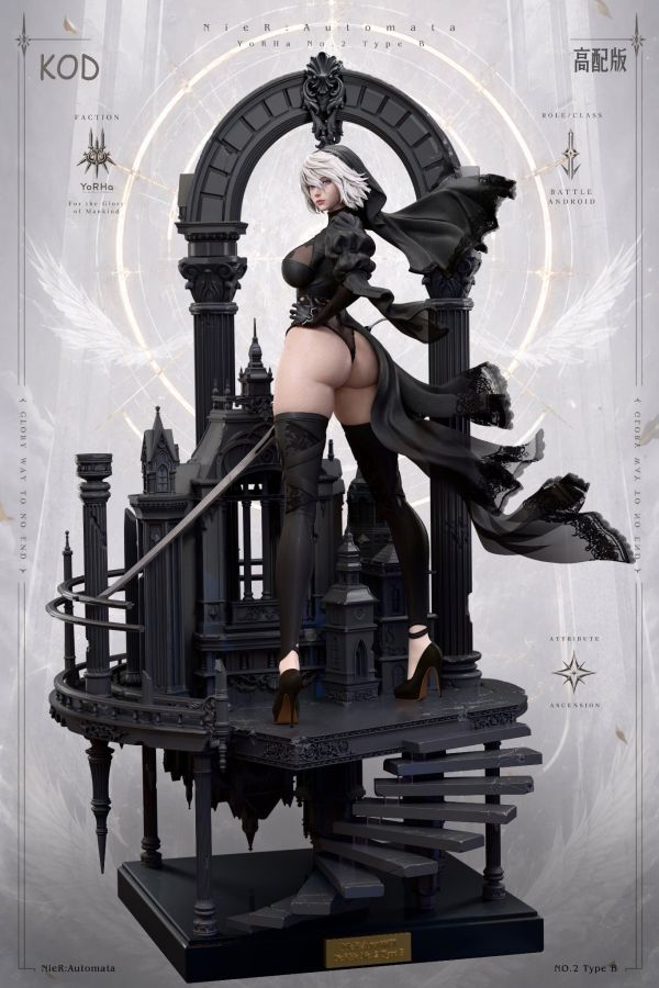 【預購】KOD-Studio > 尼爾自動人形 > 1/4 白金花嫁系列 黑白婚紗 2B (多版本) KOD-Studio,尼爾自動人形,2B,GK,玩具,收藏,擺件,模型,公仔,人偶,手辦,動漫