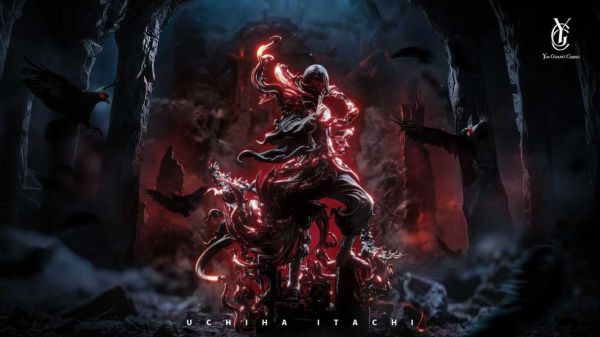 【代購】月光城工作室 > 火影忍者 > 浮世繪&水墨風系列 第一彈 宇智波鼬 碧藍航線,妖萌萌 ,七省 ,GK,玩具,模型,雕像,共鳴