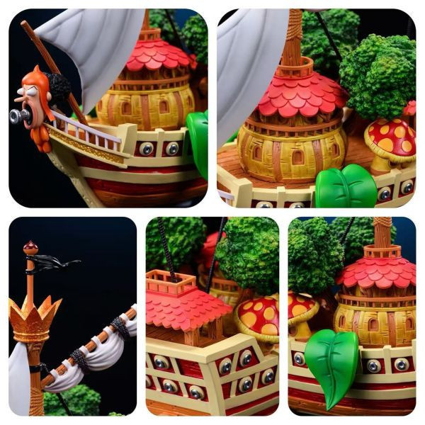 【預購】M4工作室 > 海賊王 > 全員船系列第三十一彈 雷歐海賊船 撒謊蘭度號 POPO,鏈鋸人,蕾潔,GK,玩具,收藏,擺件,模型,公人偶,手辦,動漫