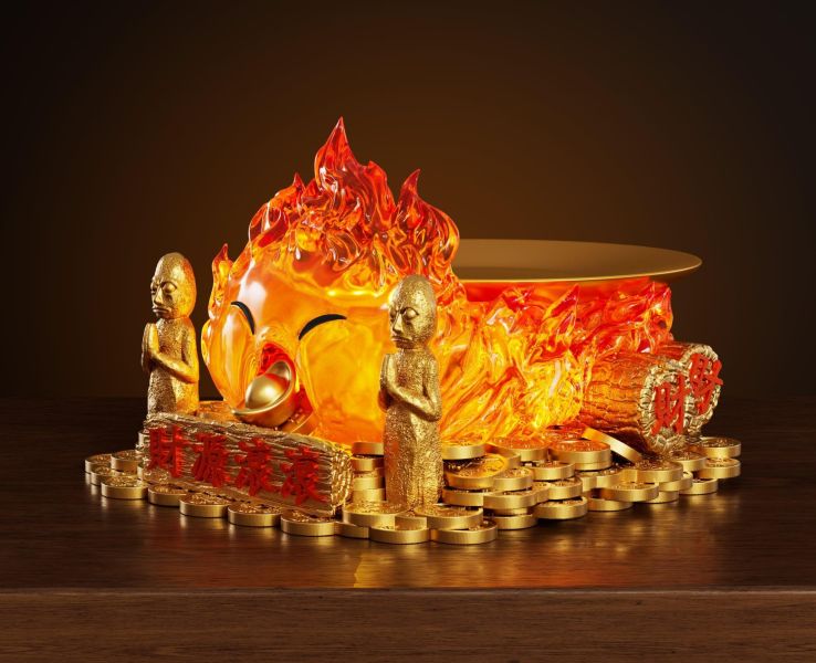 【預購】WAWA-Studio > 宮崎駿 > 招財托盤卡西法 (雙版本) WAWA-Studio,宮崎駿,招財托盤卡西法,GK,玩具,收藏,擺件,模型,公仔,人偶,手辦,動漫