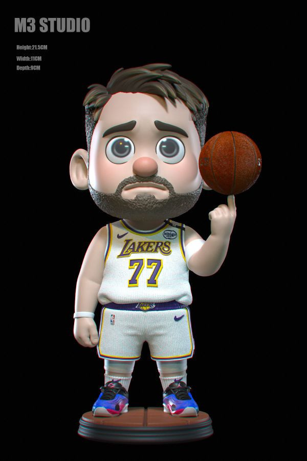 【售罄-代購/追加服務請洽客服】M3工作室 > NBA > 湖人隊 Q版盧卡·唐西奇 火影忍者,NARUTO,夕日紅,GK,玩具,模型,雕像,共鳴