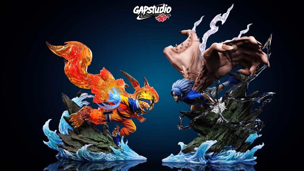 【預購】Gap-Studio > 火影忍者 > 哥倆02 終結之谷 漩渦鳴人 vs 宇智波佐助 映月工作室,原神,芙卡洛斯,GK,玩具,收藏,擺件,模型,公仔,人偶,手辦,動漫