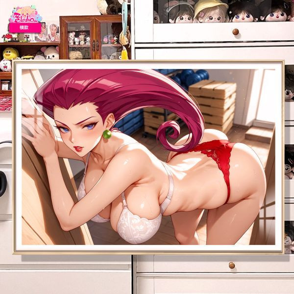 【預購】阿喵畫社>寶可夢>火箭隊武藏 裝飾掛畫 鬼滅之刃,炎柱,九柱,上弦,下弦,GK,玩具,模型,雕像,共鳴