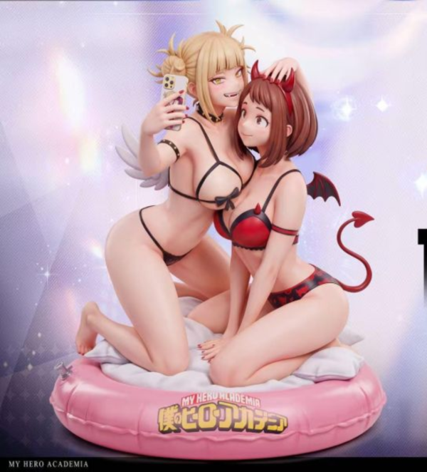 【預購】Player-Studio & Hero-Studio > 我的英雄學院 > 1/6 限定珍藏版 天使惡魔雙生雕像 渡我被身子 & 麗日御茶子(可脫海外版) MOKOKO-STUDIO,我的英雄學院,綠谷,爆豪,GK,玩具,收藏,擺件,模型,公仔,人偶,手辦,動漫