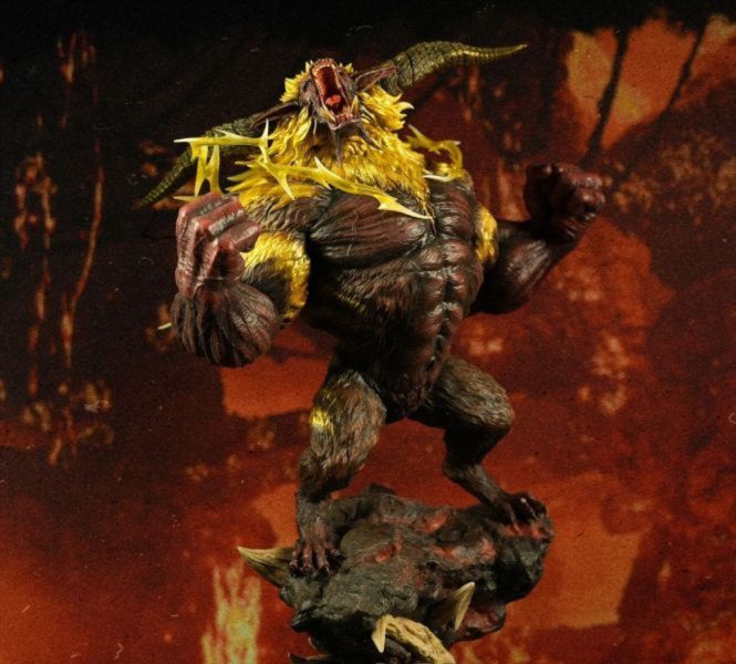 【預購】Roaring Wild>魔物獵人>金獅子拉加恩 怪博士與機器娃娃,阿拉蕾,GK,玩具,模型,雕像,擺飾,收藏,共鳴