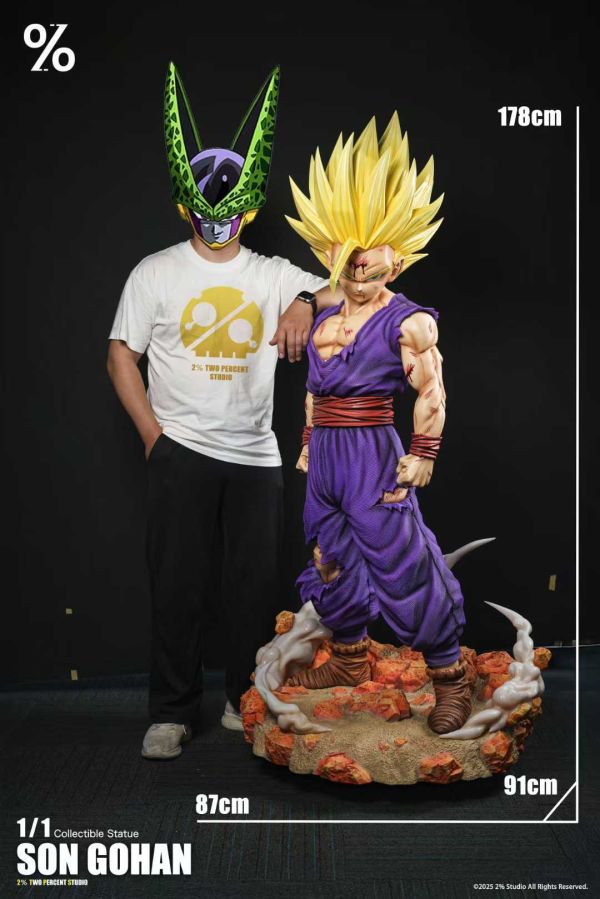 【預購】2％-Studio > 七龍珠 > 1/1 超二悟飯 七龍珠,Dragonball,超二悟飯,超級賽亞人,賽亞人,GK,玩具,模型,雕像