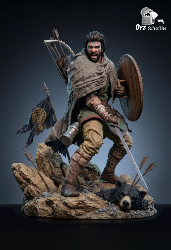 【預購】Orz collectibles > 赤血沙漠 > 1/4 紅色沙漠系列第一彈 克里夫 (雙版本) Orz collectibles,赤血沙漠,克里夫,GK,玩具,收藏,擺件,模型,公仔,人偶,手辦,動漫