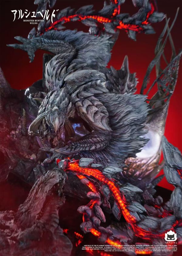 【預購】Heroics貓火 > 魔物獵人 > 荒野 鎖刃龍 Heroics貓火,魔物獵人,鎖刃龍,GK,玩具,收藏,擺件,模型,公仔,人偶,手辦,動漫