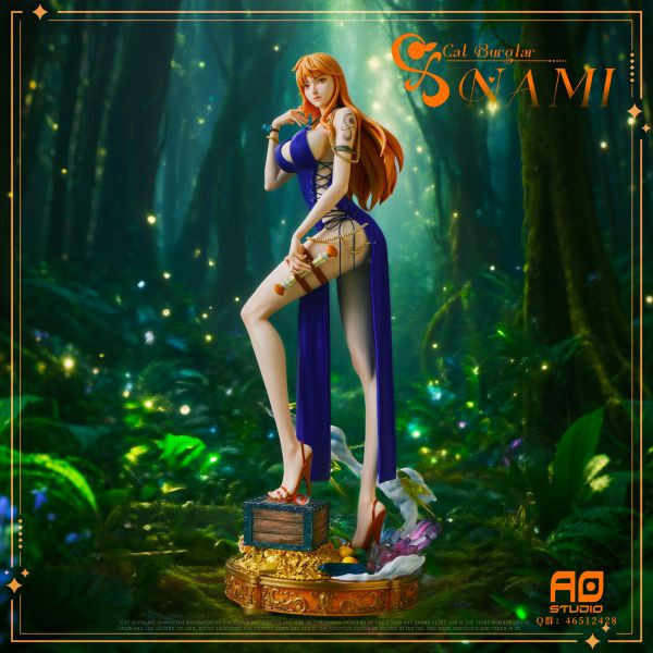 【預購】AO-Studio > 海賊王 > 1/4&1/6 女性系列第二彈 雙比例 娜美 寶可夢,水箭龜,EX工作室,GK,玩具,模型,雕像,共鳴