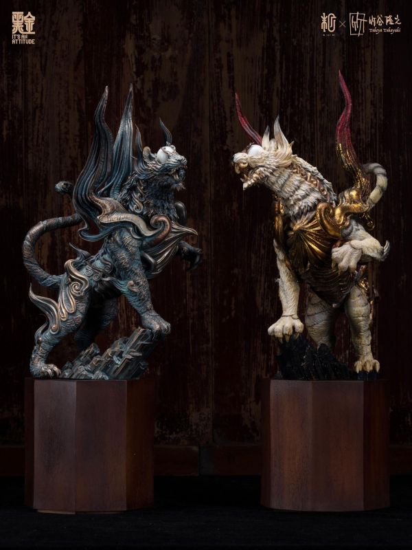 【預購】末那末匠 & 竹谷隆之 > 原創 > 四神之印 白虎 黑金塗裝版 (雙版本) 末那末匠,竹谷隆之,原創,白虎,GK,玩具,收藏,擺件,模型,公仔,人偶,手辦,動漫