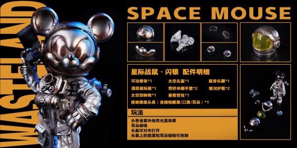 【預購】WeArtDoing X 廢核戰記 星際戰鼠 & 時空戰士(雙配色) 