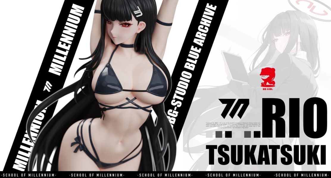 【預購】BB Girl > 蔚藍檔案 > 1/6 調月莉音 (雙版本) (可脫) BB Girl,蔚藍檔案,調月莉音,GK,玩具,收藏,擺件,模型,公仔,人偶,手辦,動漫